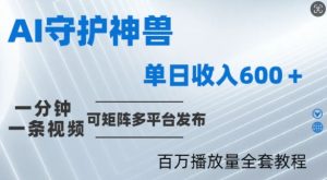 制作各省守护神，100多W播放量的视频只需要1分钟就能完成【揭秘】-优品网赚资源库