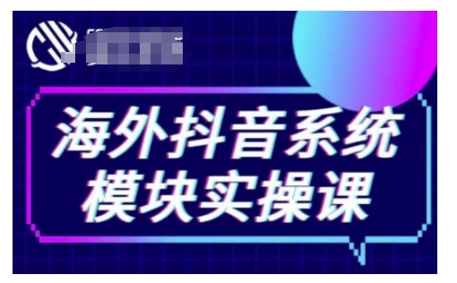 海外抖音Tiktok系统模块实操课,TK短视频带货,TK直播带货,TK小店端实操等-优品网赚资源库