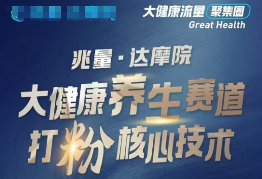 大健康打粉引流,大健康养生赛道暴利打粉新玩法-优品网赚资源库