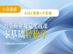 AIGC电商必备实操：21节平面设计实战课，教你玩转AI-优品网赚资源库