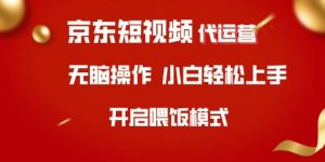 京东短视频代运营，全程喂饭，小白轻松上手【揭秘】-优品网赚资源库
