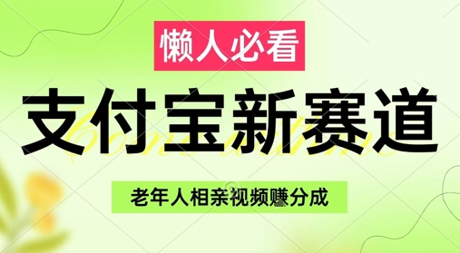 支付宝新赛道，利用老年人相亲视频，挣分成收益，轻松月入过W，操作简单-优品网赚资源库