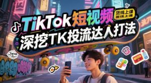 TikTok短视频带货线上课,深挖TK投流达人打法-优品网赚资源库