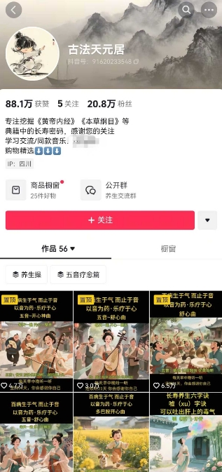 古法五音养生教程,五音疗愈的视频的制作方法,2-4小时就能学会,作者10天涨粉10W-优品网赚资源库