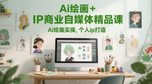 Ai绘画+IP商业自媒体精品课,Ai绘画实操,个人ip打造-优品网赚资源库