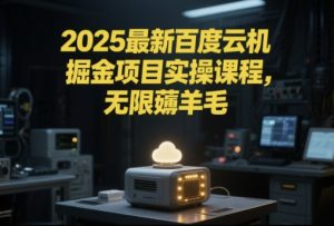 2025最新百度云机掘金项目实操课程单窗口保底5-10元月收益单窗口150+【揭秘】-优品网赚资源库