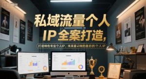 私域流量个人IP全案打造,打造特色专业个人IP,未来最值钱的是你的个人IP-优品网赚资源库