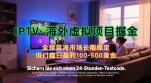 【海外虚拟项目掘金】日入100-200美刀，自己在家就可以闷声发大财，长期可做，工作室可复制扩大【揭秘】-优品网赚资源库