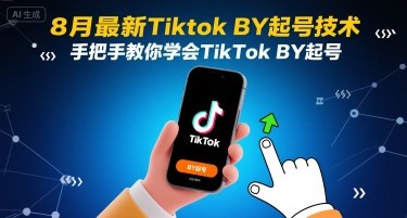 8月最新Tiktok搬运起号技术,手把手教你学会TikTok搬运起号-优品网赚资源库