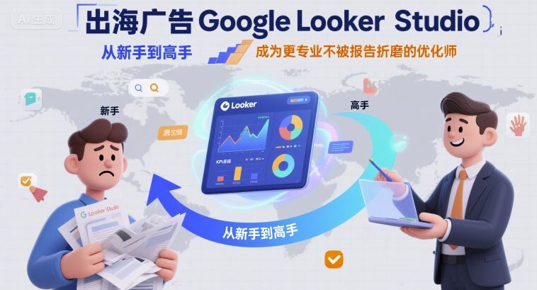 出海广告Google Looker Studio从新手到高手,成为更专业不被报告折磨的优化师-优品网赚资源库