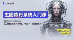 LibLibAI哩布哩布生图炼丹系统入门课，从生图到炼丹，只学这一门就够了-优品网赚资源库