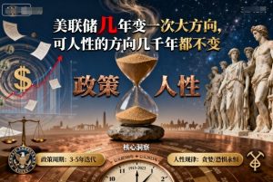 付费文章：美联储几年变一次大方向，可人性的方向几千年都不变-优品网赚资源库