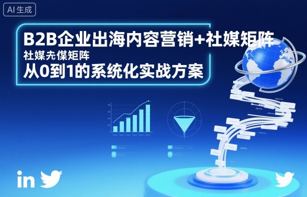 B2B企业出海内容营销+社媒矩阵,从0到1的系统化实战方案-优品网赚资源库