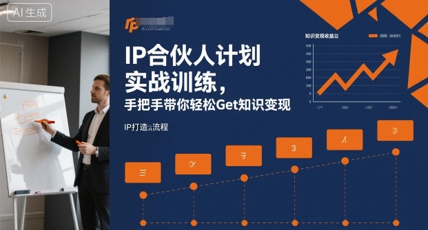 IP合伙人计划实战训练，手把手带你轻松Get知识变现-优品网赚资源库