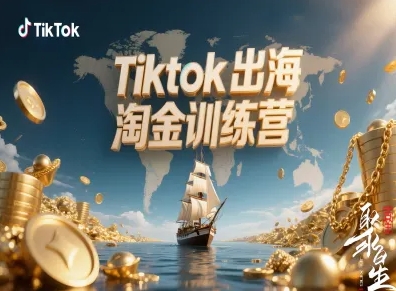 Tiktok出海淘金训练营，跨境电商TK实战变现-优品网赚资源库