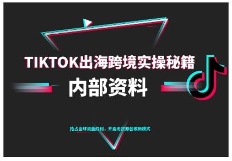 TikTok跨境电商0-1搭建运营,TK出海跨境实操秘籍(10月更新)-优品网赚资源库