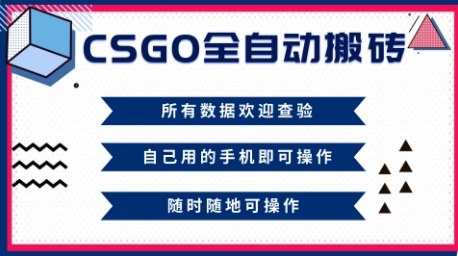 CSGO全自动搬砖,年底钱回家好项目,当天可拿到结果,新手小白轻松月入1W+【揭秘】-优品网赚资源库