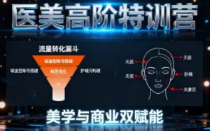 0-1000W医美高阶特训营课程，美学与商业双赋能-优品网赚资源库