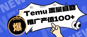 专注于Temu商家提供精准曝光浏览量，助力店铺排名提升和转化，单机日收入80-130【揭秘】-优品网赚资源库