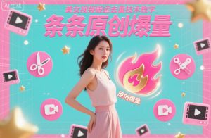 美女视频搬运去重技术教学，条条原创爆量-优品网赚资源库