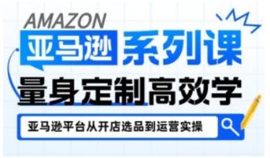 亚马逊新手开店从入门到精通,全面覆盖亚马逊开店各阶段要点,助新手从入门到精通-优品网赚资源库