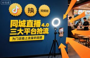 同城直播实操班4.0,三大平台抢流,为门店插上流量的翅膀-优品网赚资源库