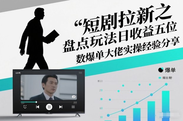 短剧拉新之盘点玩法日收益五位数爆单大佬实操经验分享-优品网赚资源库