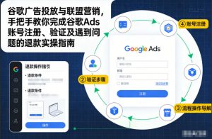 谷歌广告投放与联盟营销，手把手教你完成谷歌Ads账号注册、验证及遇到问题的退款实操指南-优品网赚资源库