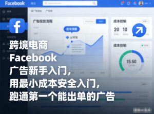 跨境电商Facebook广告新手入门,用最小成本安全入门,跑通第一个能出单的广告-优品网赚资源库