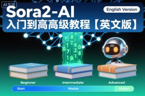 Sora2-AI入门到高级教程【英文版】-优品网赚资源库