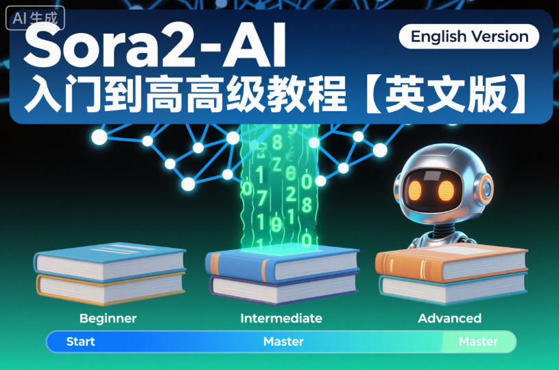 Sora2-AI入门到高级教程【英文版】-优品网赚资源库