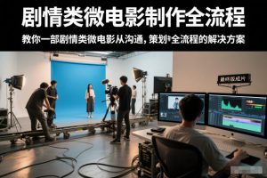 剧情类微电影制作全流程,教你一部剧情类微电影从沟通,策划到拍摄制作全流程的解决方案-优品网赚资源库