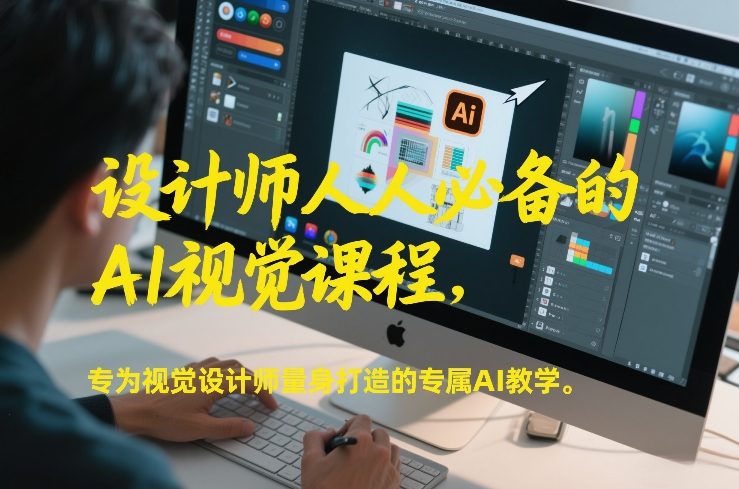 设计师人人必备的AI视觉课程，专为视觉设计师量身打造的专属AI教学-优品网赚资源库