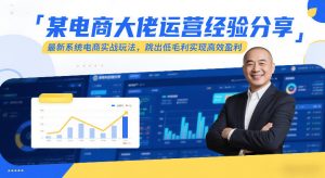 某电商大佬运营经验分享，最新系统电商实战玩法，跳出低毛利实现高效盈利-优品网赚资源库