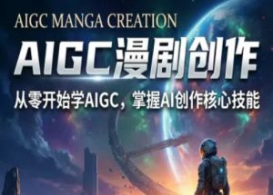 AIGC精品漫剧创作全流程解析,S级漫剧教学,从零开始学AIGC漫剧创作-优品网赚资源库