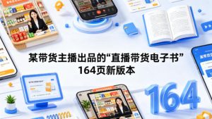 某带货主播出品的《直播带货电子书》164页新版本-优品网赚资源库