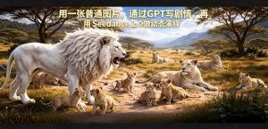 用一张普通图片，通过GPT写剧情，再用Seedance 2.0做动态演绎，居然能生成迪士尼风格搞笑动画-优品网赚资源库