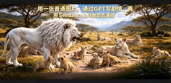 用一张普通图片，通过GPT写剧情，再用Seedance 2.0做动态演绎，居然能生成迪士尼风格搞笑动画-优品网赚资源库