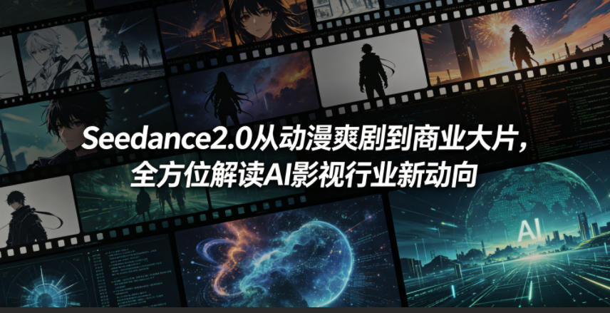 Seedance2.0从动漫爽剧到商业大片，全方位解读AI影视行业新动向-优品网赚资源库
