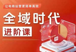 全域时代进阶课,更简单高效的全域投放实操,让电商运营更简单高效-优品网赚资源库
