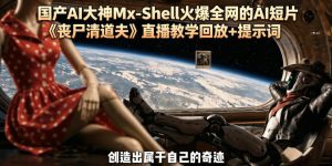 国产AI大神Mx-Shell火爆全网的AI短片《丧尸清道夫》直播教学回放+提示词-优品网赚资源库