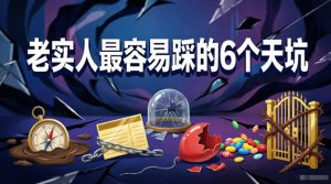 付费文章：老实人最容易踩的6个天坑-优品网赚资源库