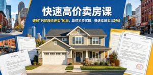 快速高价卖房课,破解“只能降价速卖”困局,助你步步实操,快速卖房卖出好价(更新2026)-优品网赚资源库