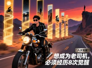 付费文章：想成为老司机，必须经历8次觉醒-优品网赚资源库
