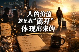 付费文章:人的价值就是靠“离开”体现出来的-优品网赚资源库