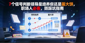 付费文章:7个信号判断领导是培养你还是画大饼,职场人必看,防踩坑指南-优品网赚资源库