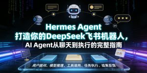 Hermes Agent打造你的DeepSeek飞书机器人,AI Agent从聊天到执行的完整指南-优品网赚资源库