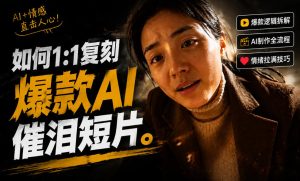 豆包+Gemini生成真人AI短剧-拆解复刻百万爆款第一人称短片，一站式讲透爆款复刻全流程-优品网赚资源库