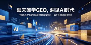 跟夫唯学GEO,洞见AI时代,把复杂技术“蒸馏”成通俗易懂的实操方法,一起开启全新的探索征程-优品网赚资源库
