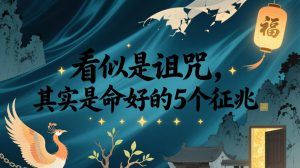 付费文章：看似是诅咒，其实是命好的5个征兆-优品网赚资源库